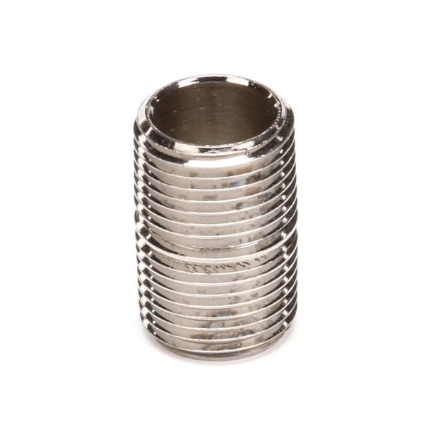 T&S Brass 3/8 Npt Close Nipple (Chrome Plated) 002535-25